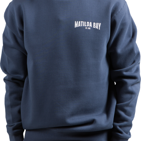 Matilda Bay Classic Crew - Petrol Blue